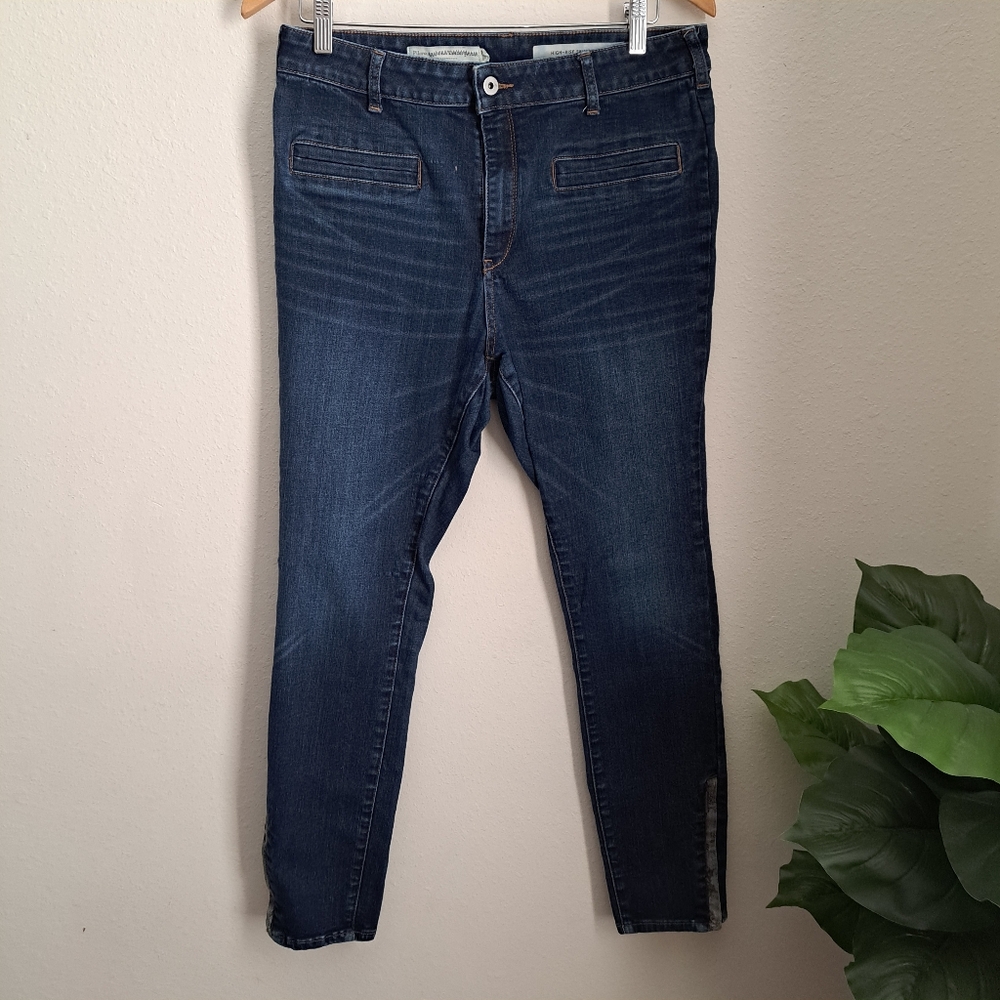 Pilcro and the Letterpress Dark Blue Women Jeans